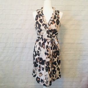 2/$35 Allen B By Allen Schwartz Leopard Print Dress